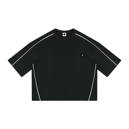 Loki & Ivy Unisex Heavyweight Boxy Piping T-Shirt
