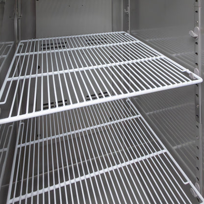 54" Commercial Refrigerator 49 Cu.Ft Stainless Steel 2 Door Reach-In Fridge