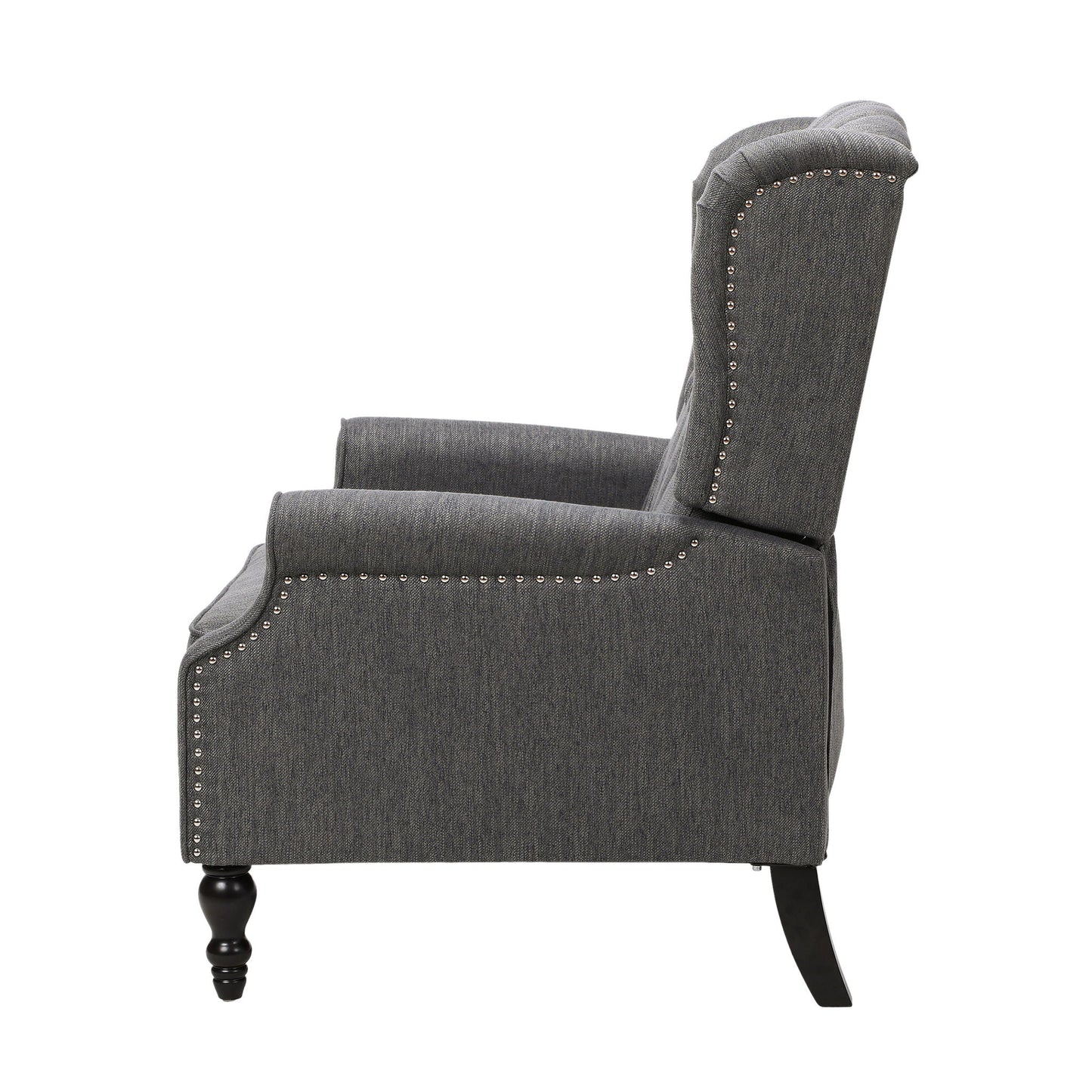 Dunham Contemporary Fabric Tufted Oversized Pushback Recliner