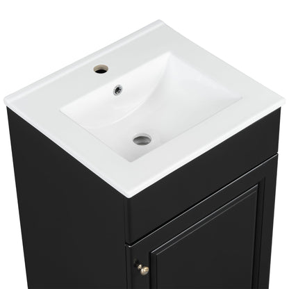 Bathroom Vanity With Sink, Cabinet With Adjustable Shelf