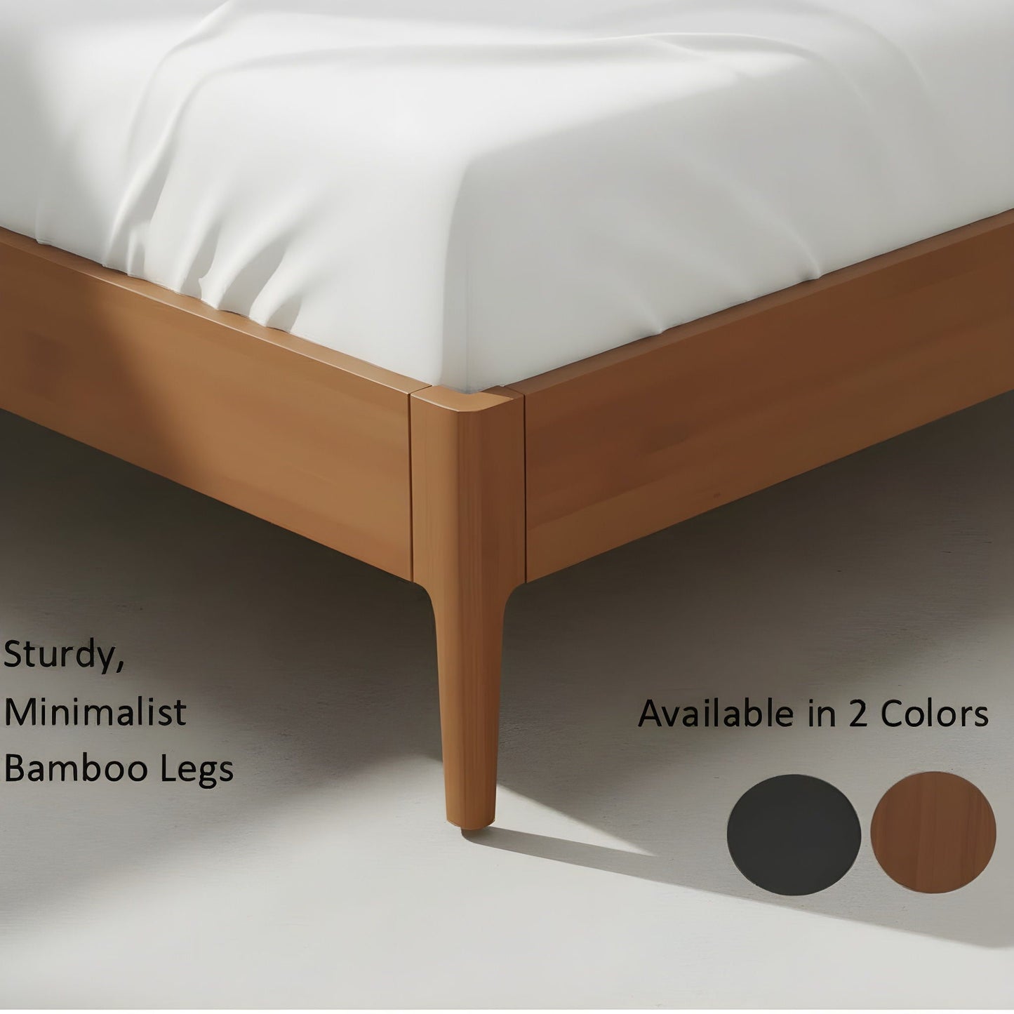 Bohemian Platform Bed With Tall Headboard