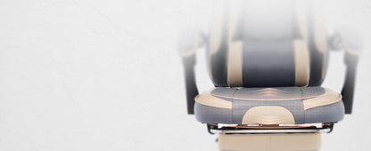 Gaming Chair with Footrest and Massage Lumbar Support