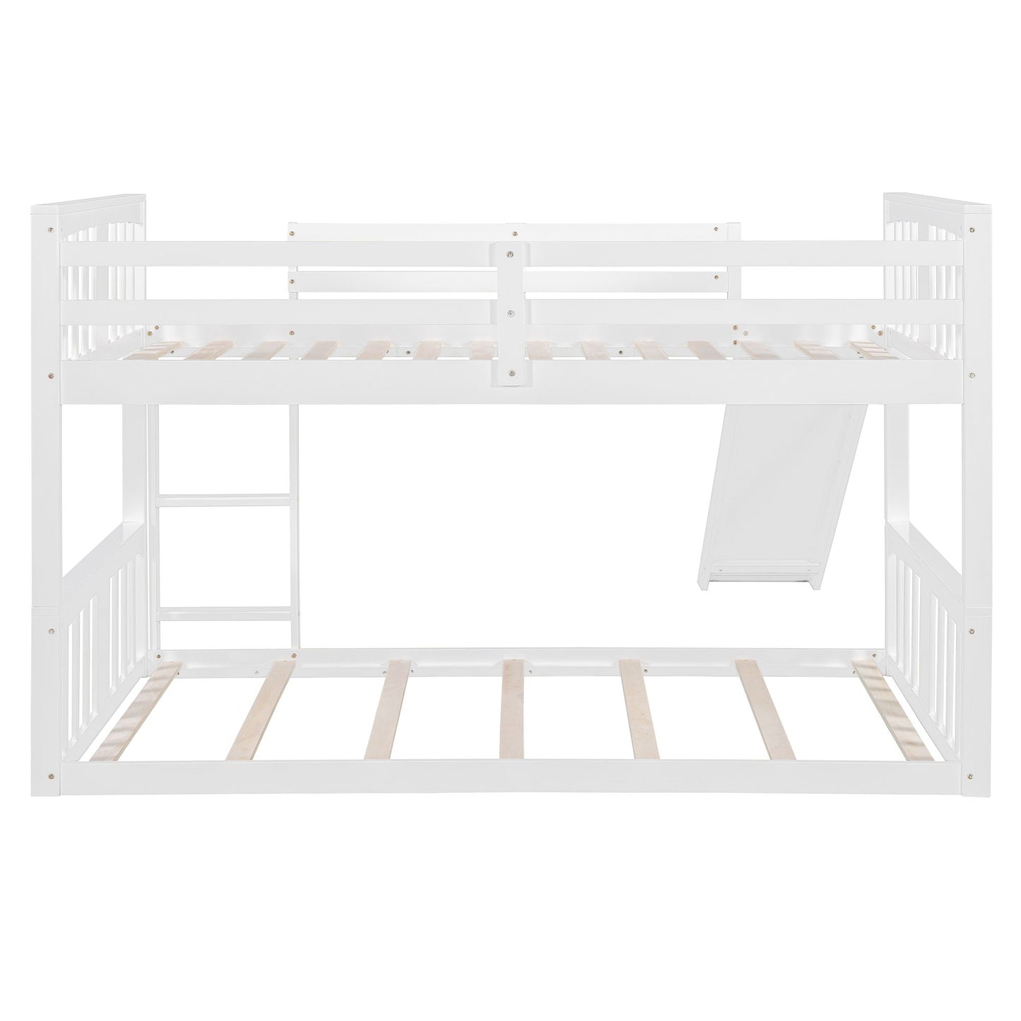 Bunk Bed With Convertible Ladder And Slide