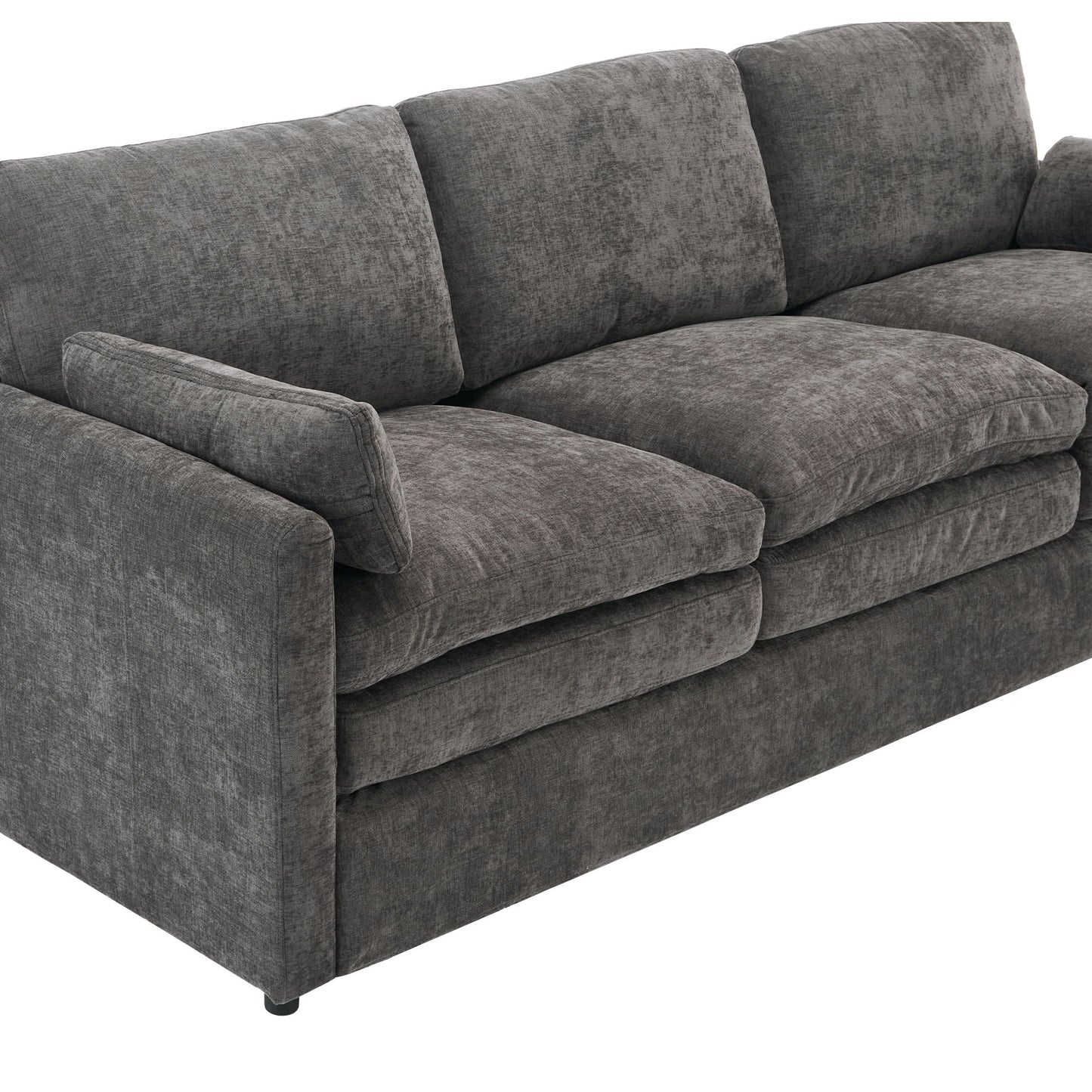 Cozy Upholstered Cushion Loveseat Sofa For Living Room