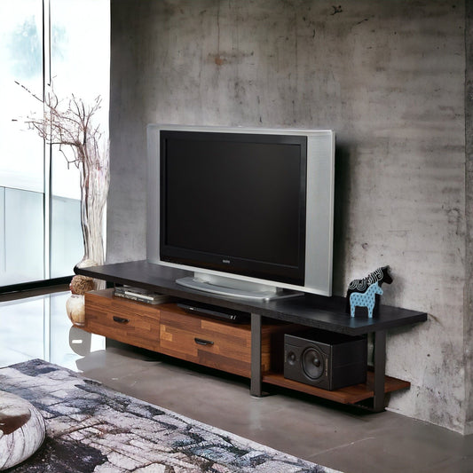Elling TV Stand - Walnut / Black