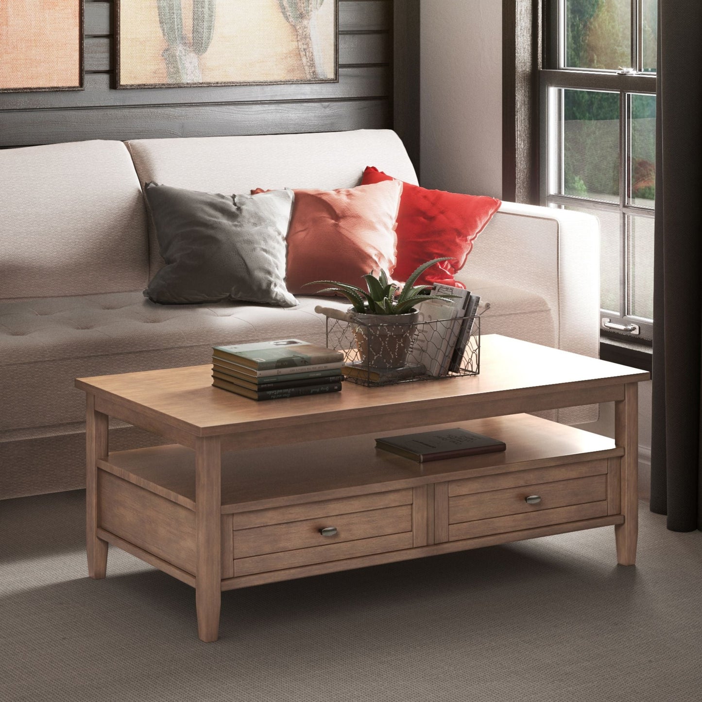 Warm Shaker - Coffee Table With Functional Storage