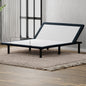 Model H Adjustable Base Full Size Metal Bed Frame Grey