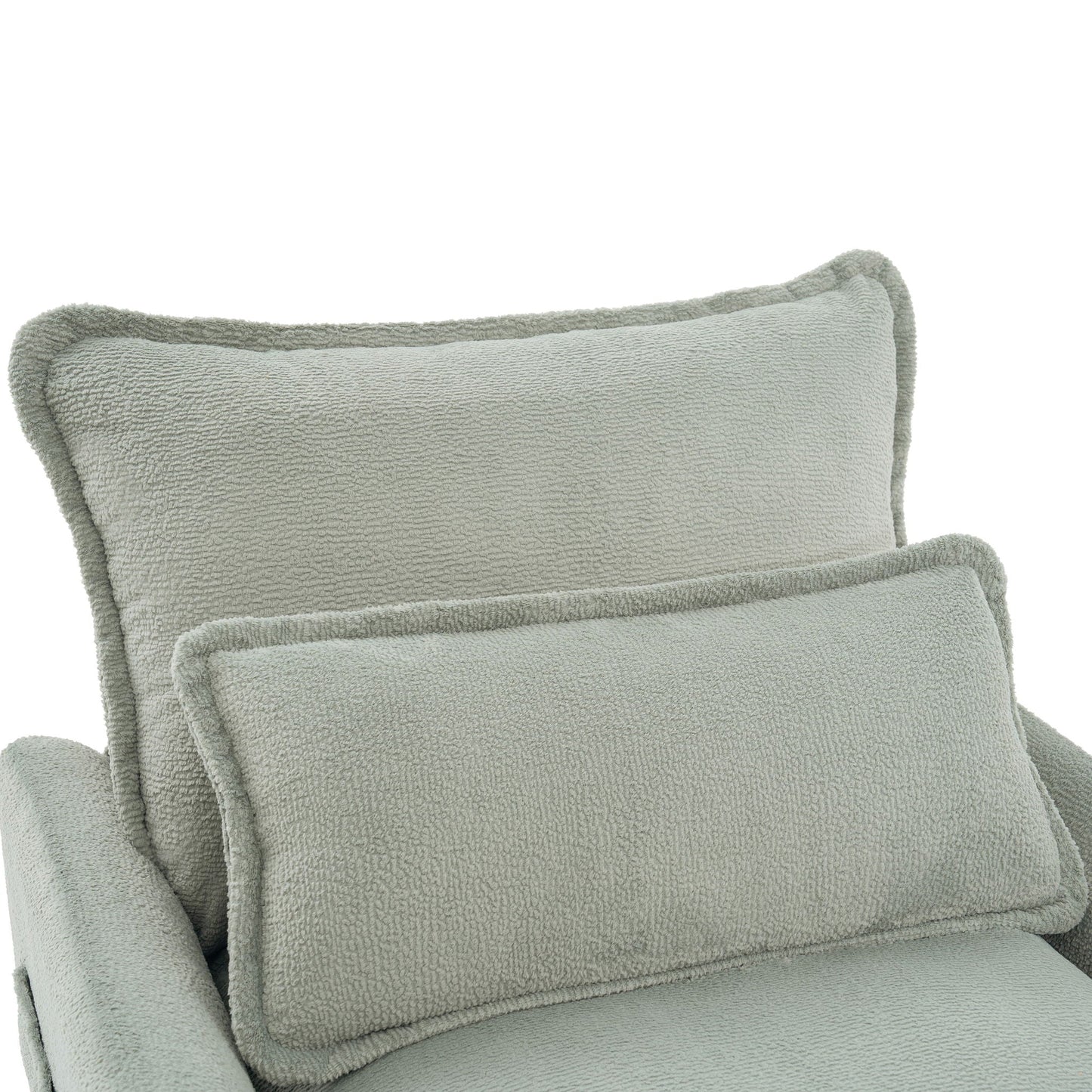 Modern Sofa Set With Double Layer Cushion And Side Storage Pockets