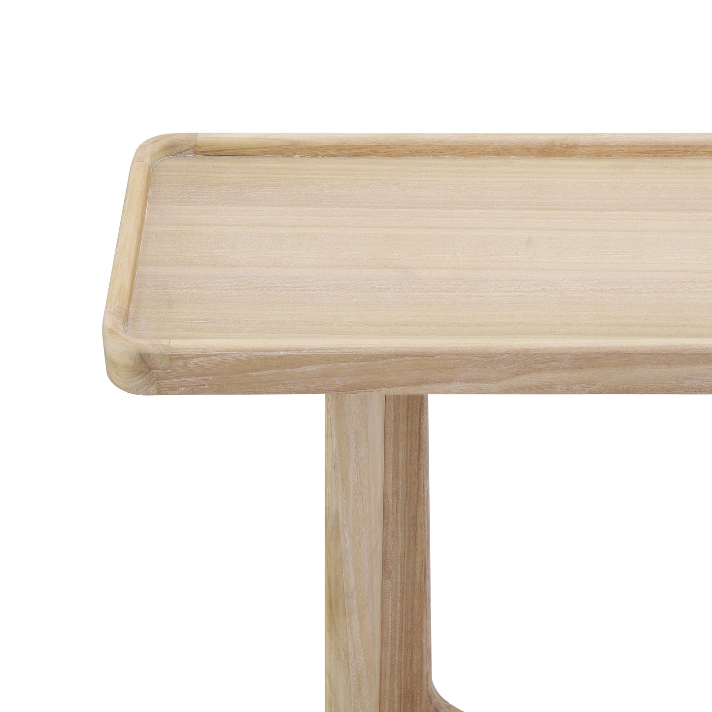 Farmhouse Console Table with Tray Top Design