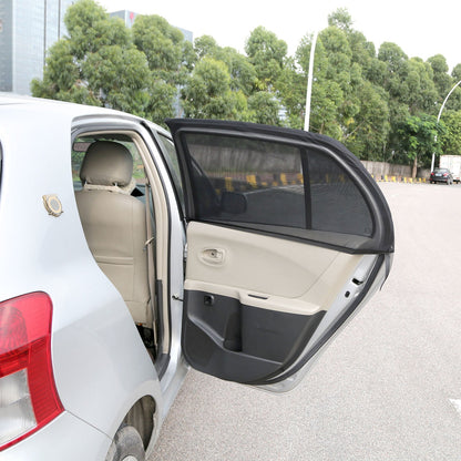 2PCS Universal Car Rear Window Mesh Sunshade
