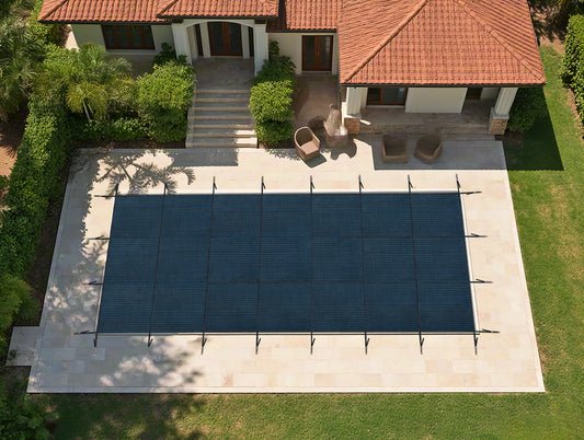 Swimming Pool Safety Cover, Fits 25x45ft Rectangular Inground Pools