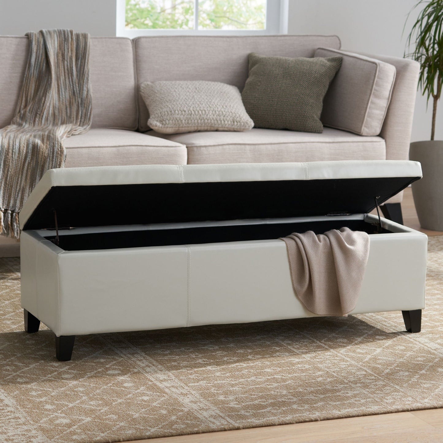 Glouster Contemporary Storage Ottoman