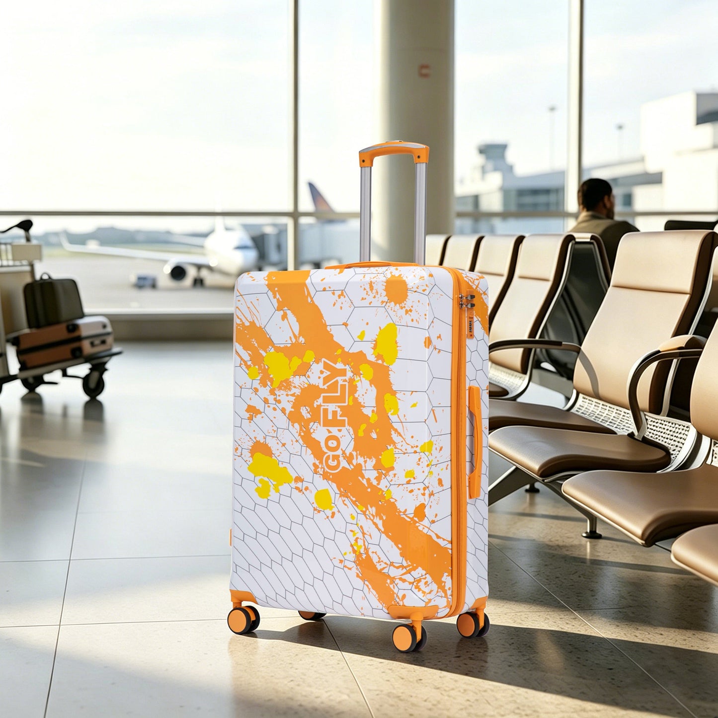28 Inch PC Spinner Wheel Luggage, Carry-On Suitcase