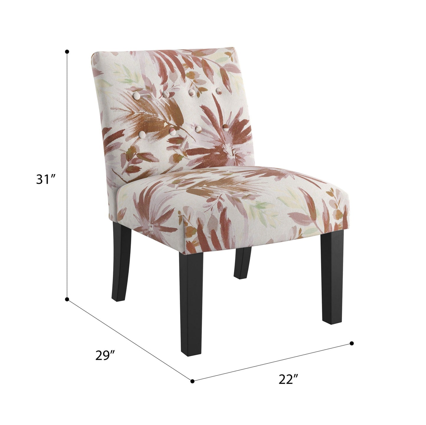 Verma - Floral Accent Chair