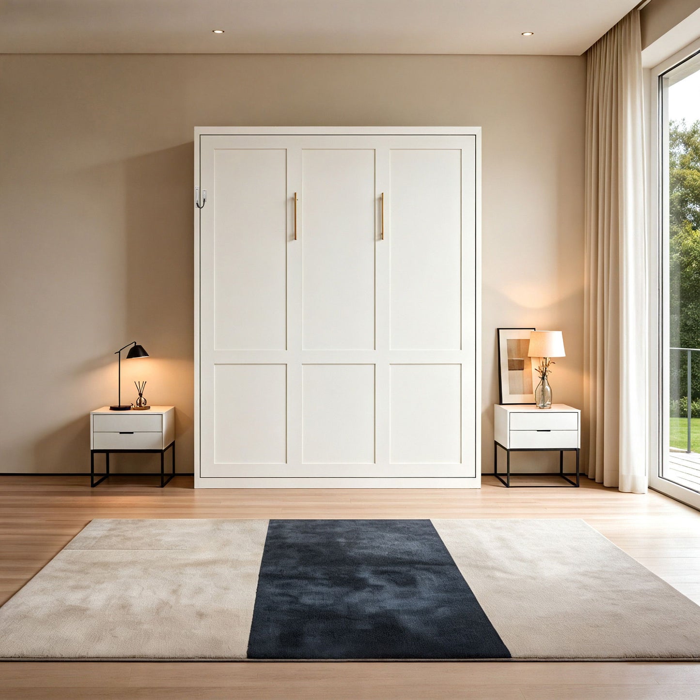 Folding Vertical Murphy Wall Bed