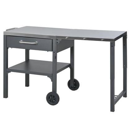 Outdoor Kitchen Cart Foldable Outdoor Prep Station
