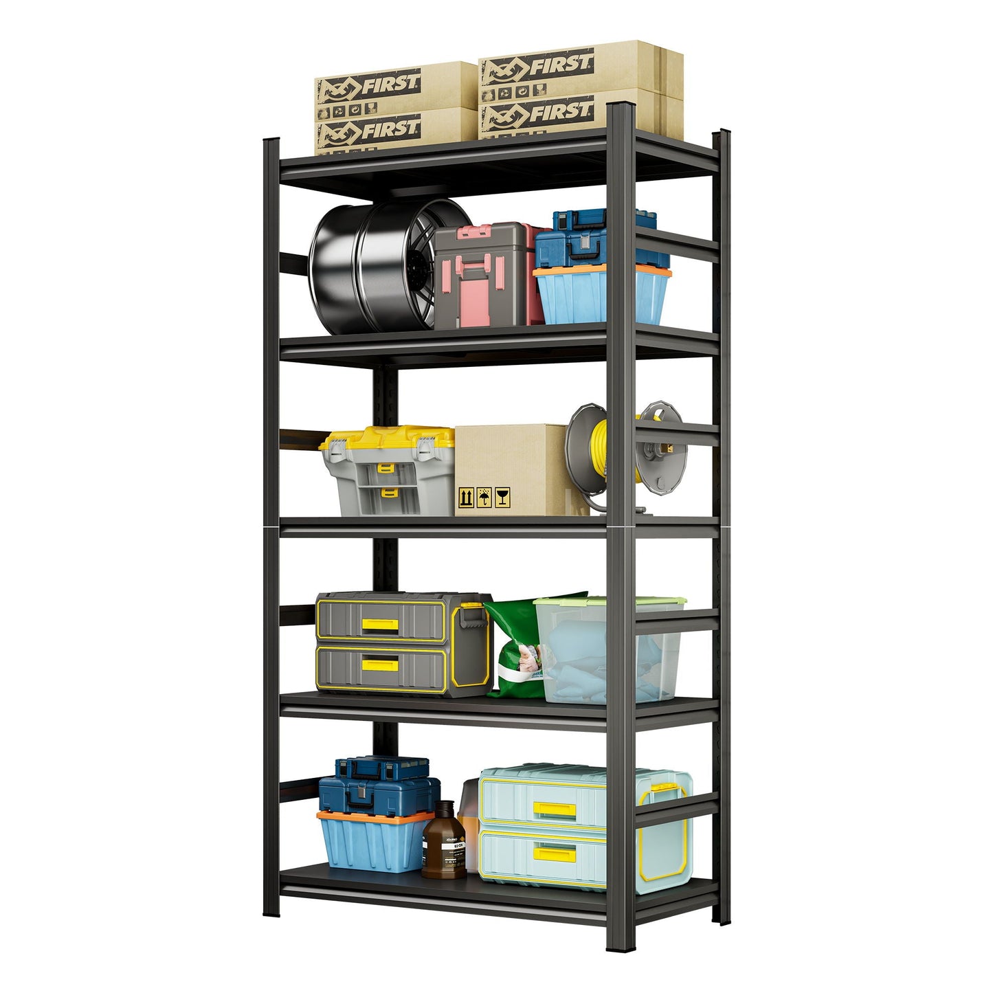 5 Tier Heavy Duty Shelving Unit Adjustable Shelving Units