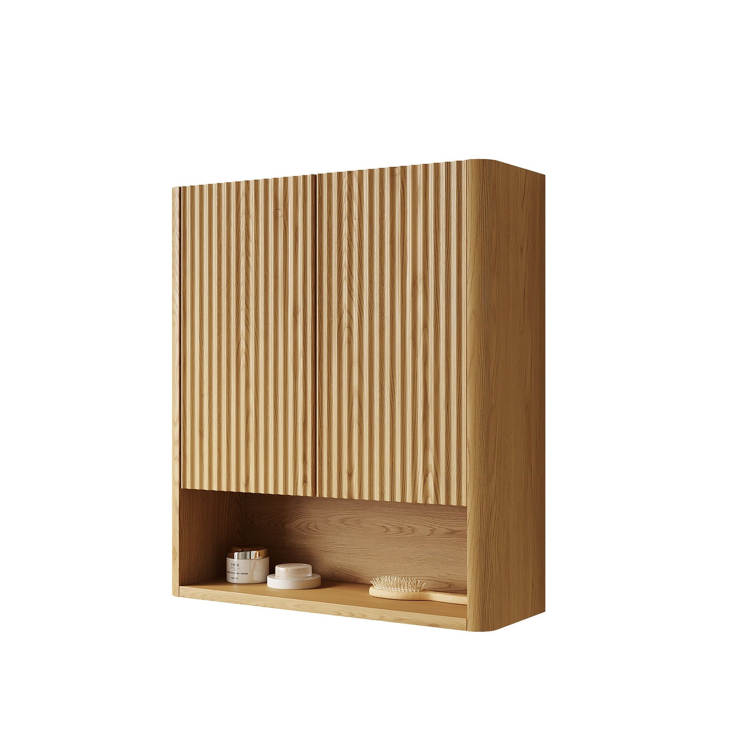 ZULA 26" Wall-Mounted Striped Bathroom Cabinet