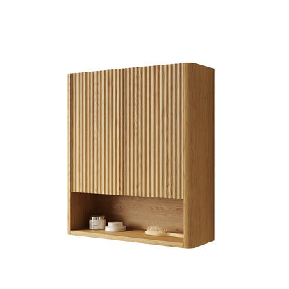 ZULA 26" Wall-Mounted Striped Bathroom Cabinet