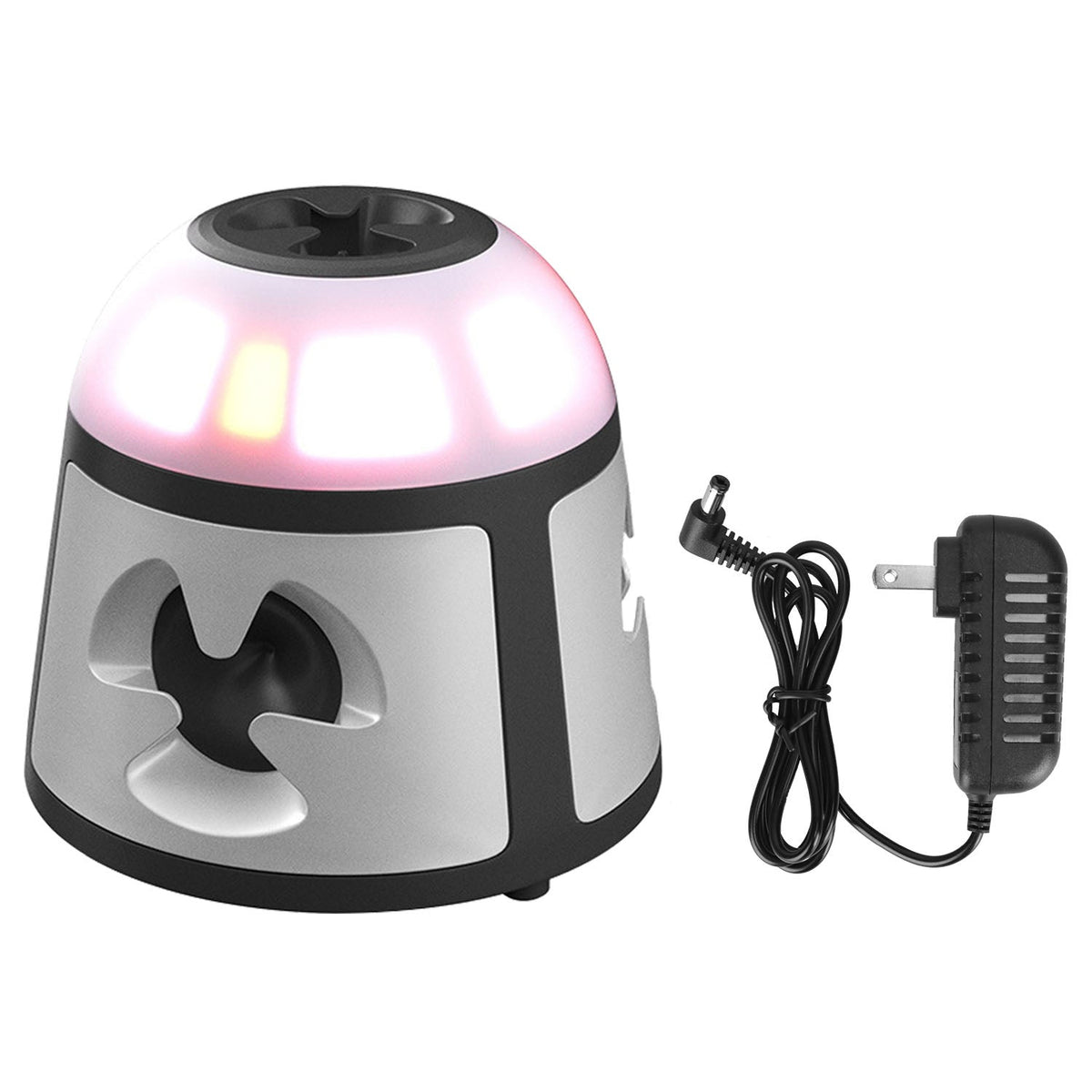 360¡Ultrasonic Mice Repellent Indoor Rodent Repeller Rat Squirrel Rodent Control Device with 4 Modes 9 Strobe Lights Alarm Horn for Kitchen Warehouse