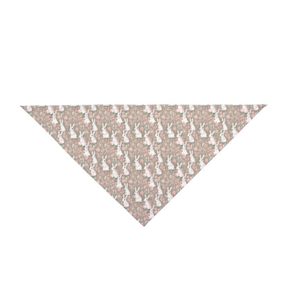 Blushing Meadow Bunny Parade Pattern - Pet Bandana Pet Zen