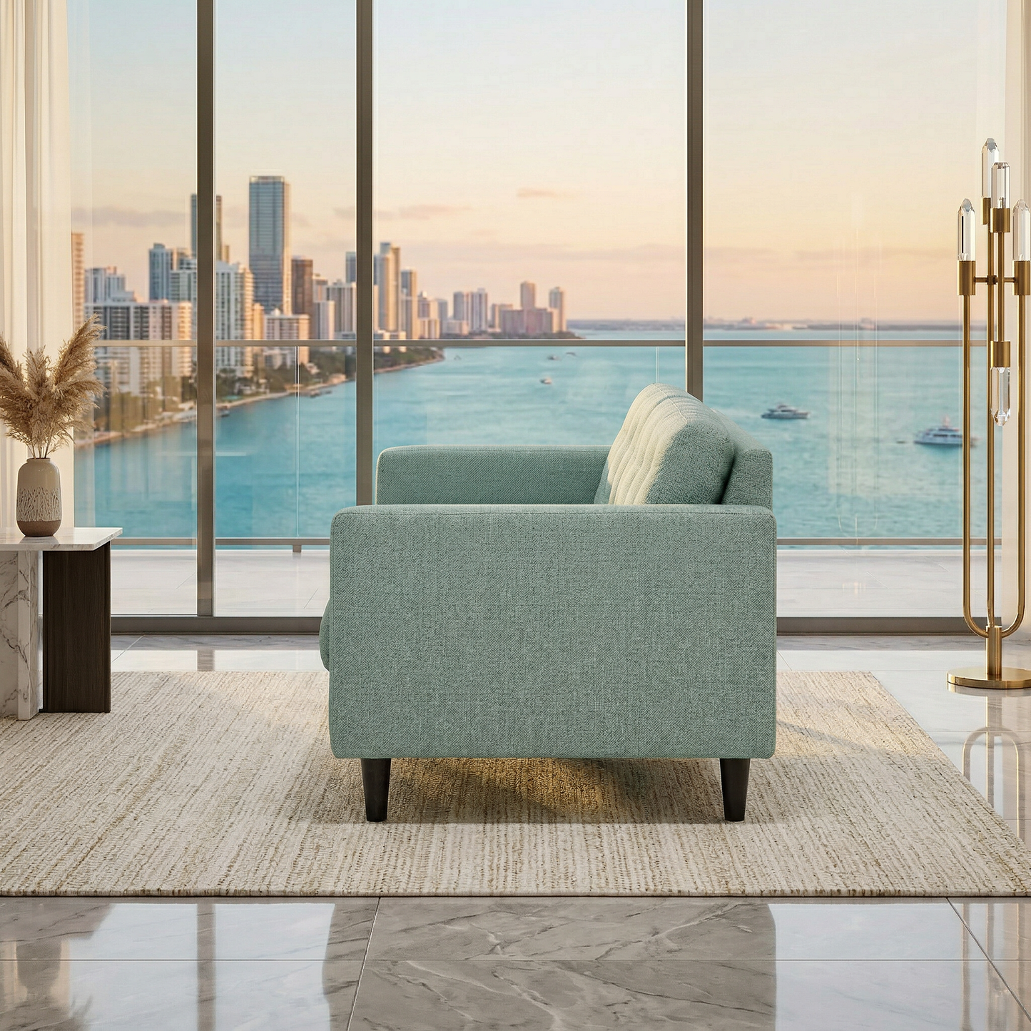 Talmadge Sofa – Made in USA, Customizable Fabrics, Quick Shipping