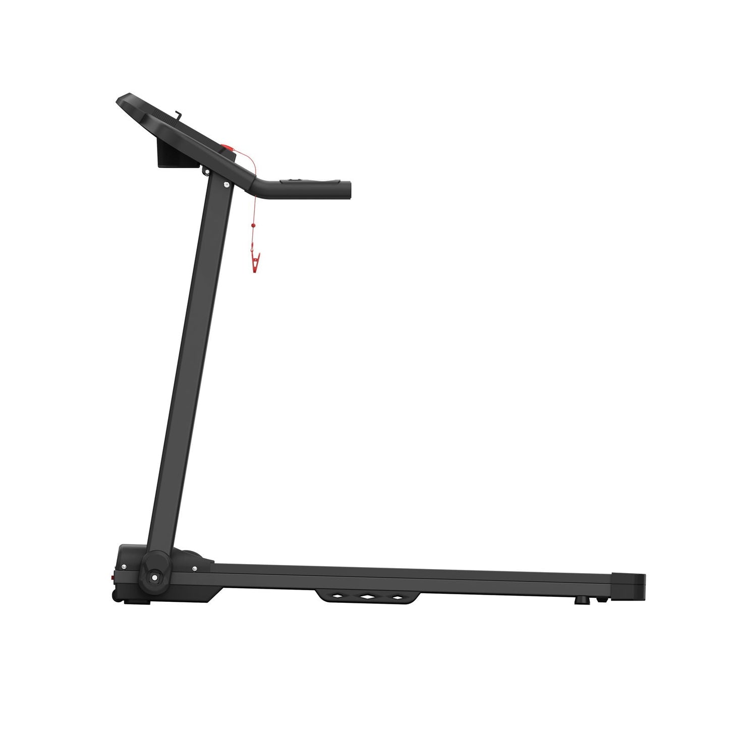 Foldable Treadmill 2.5Hp Electric Running Machine For Home - Black