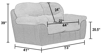 McMahon - Gliding Loveseat - Bark