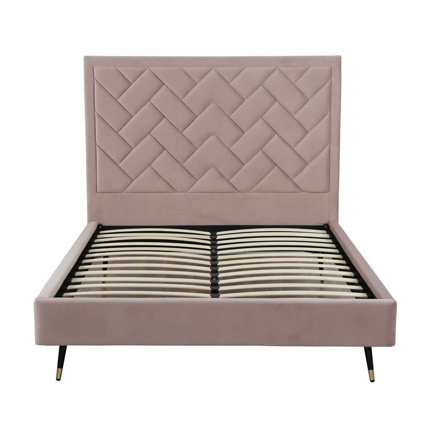 Crosby - Bed With Upholstered Headboard And Slats