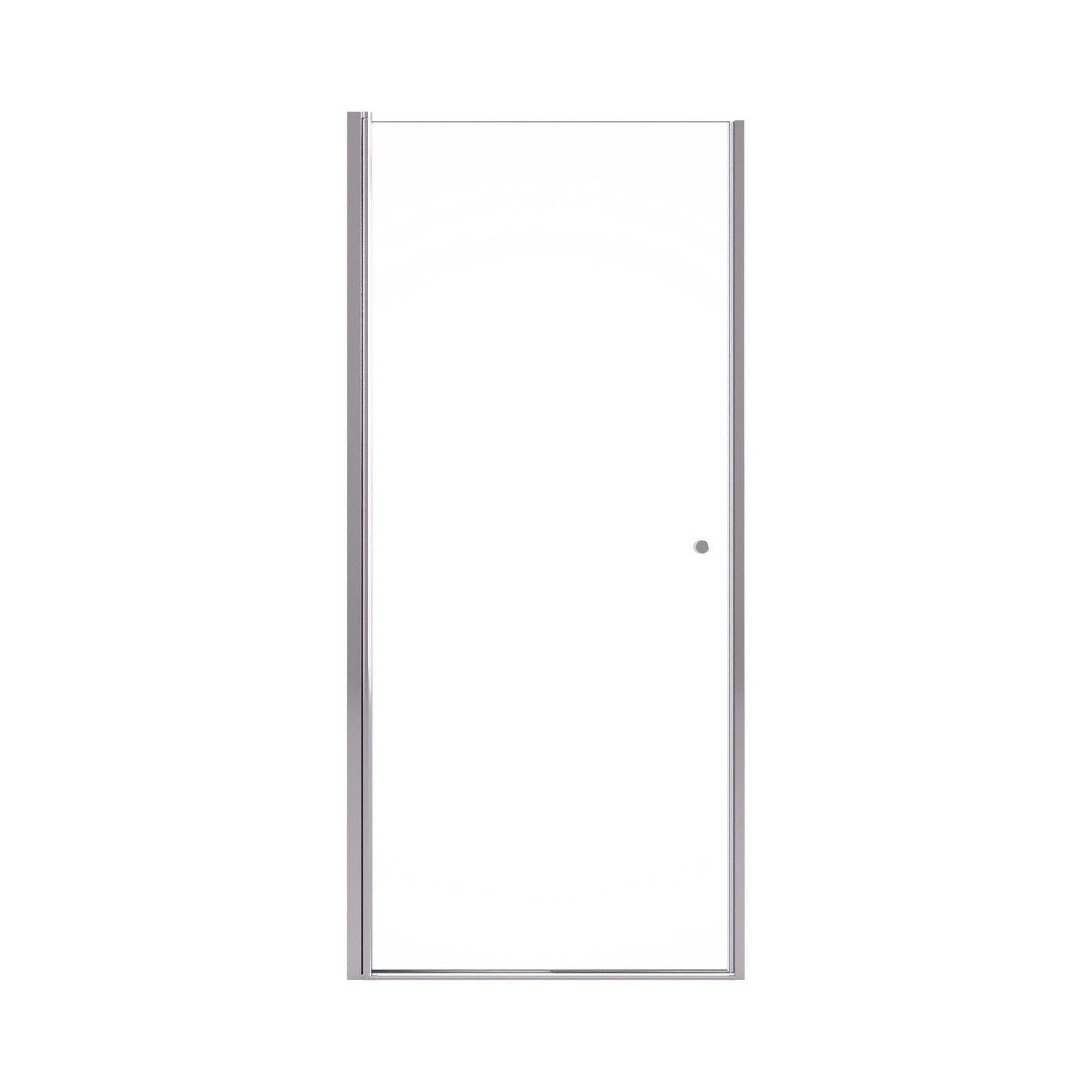 Semi Frameless Circular Pivot Shower Door with 1/4" Tempered Glass