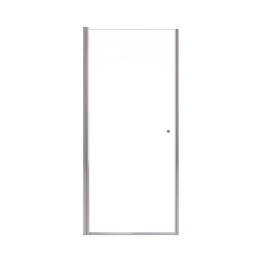 Semi Frameless Circular Pivot Shower Door with 1/4" Tempered Glass