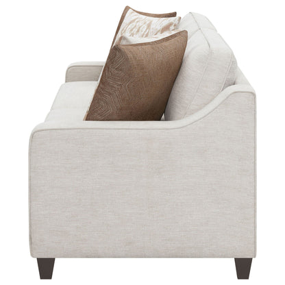 Mahaffey - Christine Upholstered Sloped Arm Sofa - Beige