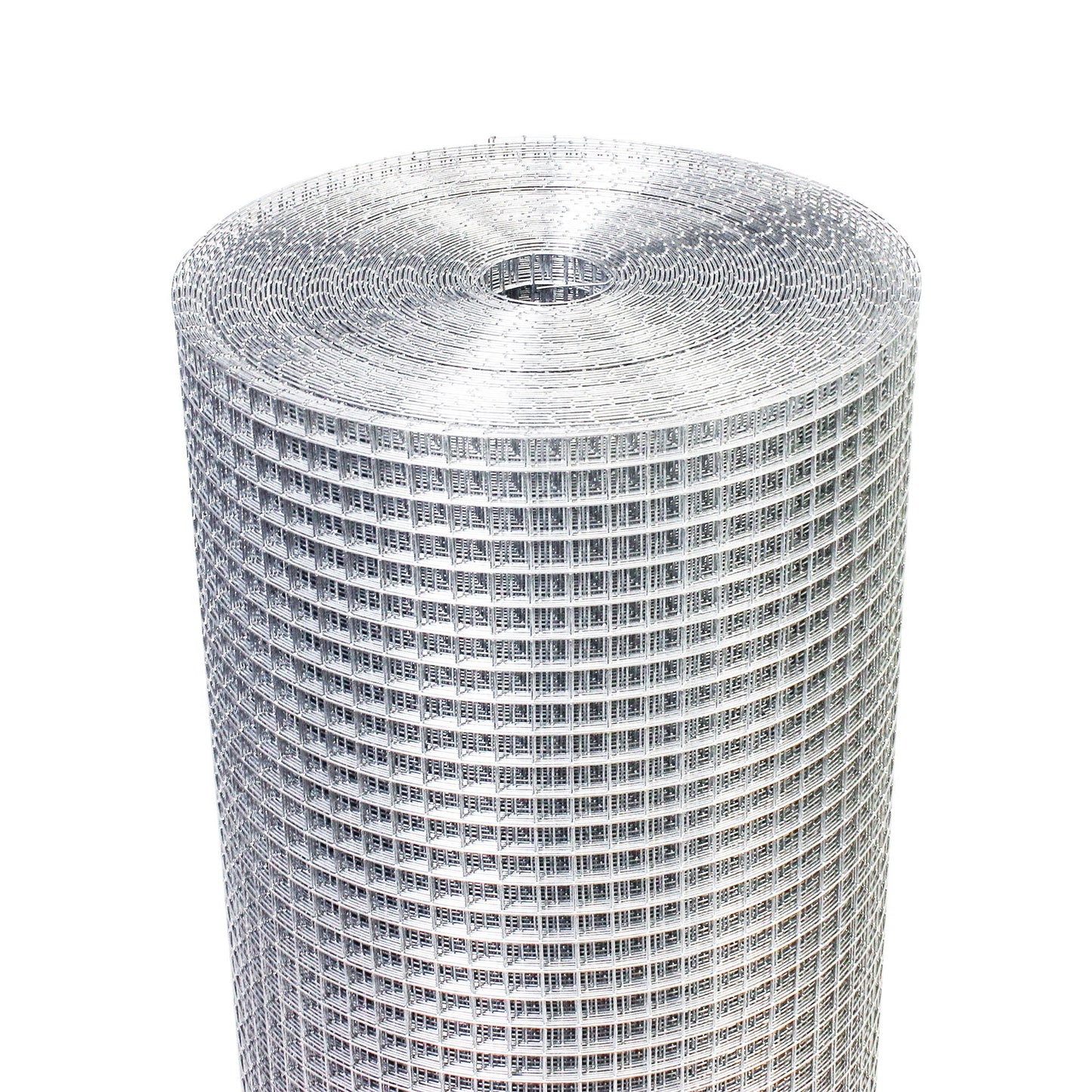 Galvanized Hardware Cloth, Metal Wire Fencing Roll For Garden And Animal Protection - Silver
