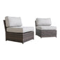Armless Patio Chair With Cushions