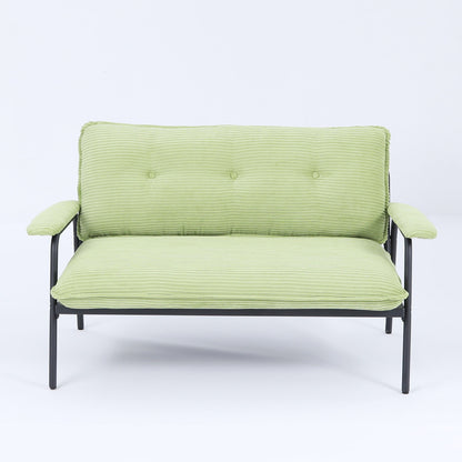 Modern Metal Frame Sofa With Sponge Filling For Compact Spaces And Versatile Use