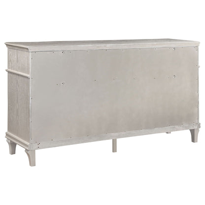 Evangeline 9-drawer Dresser Silver Oak