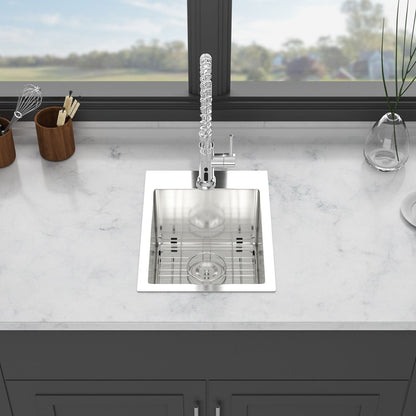 Stainless Steel Drop In Kitchen Sink, Topmount