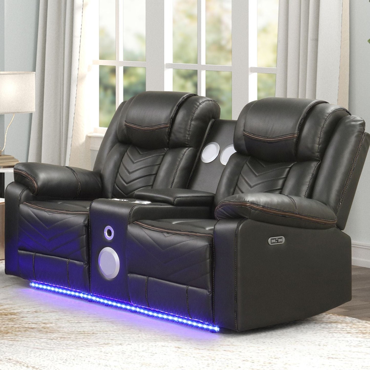 Challenger LED Power Recliner Set