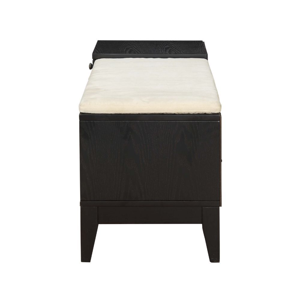 Boyet - Bench - Cream Fabric & Black