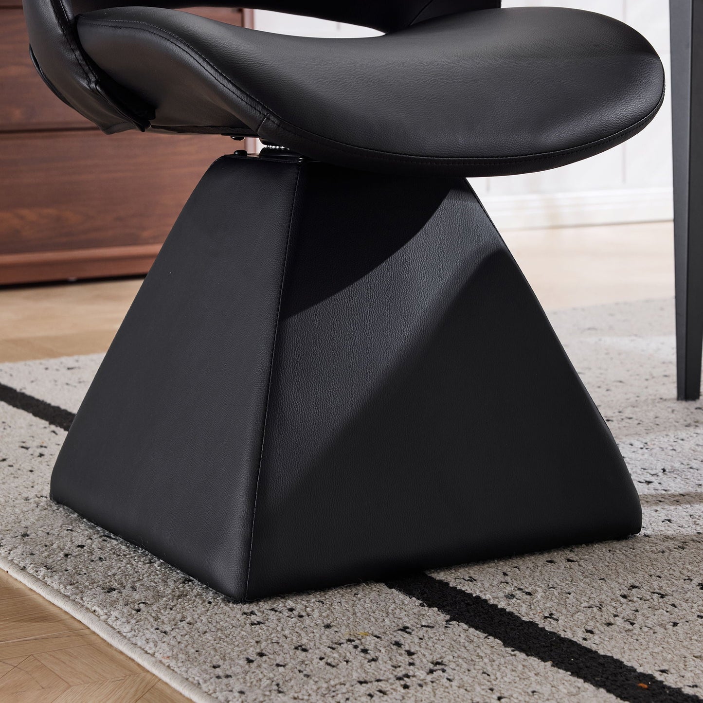 Modern Swivel Dining Chair With High Back