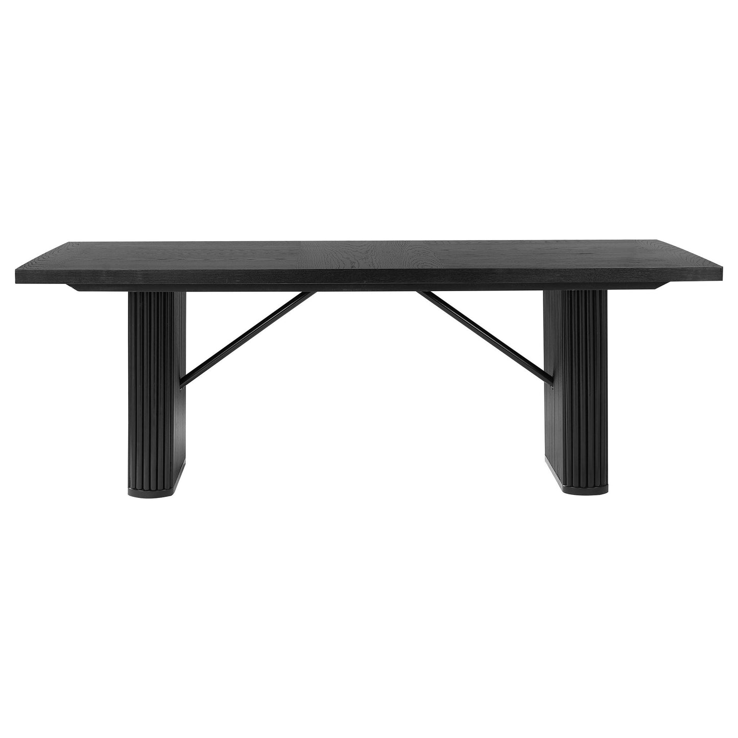 Houston - Rectangular Double Dining Table Top - Black