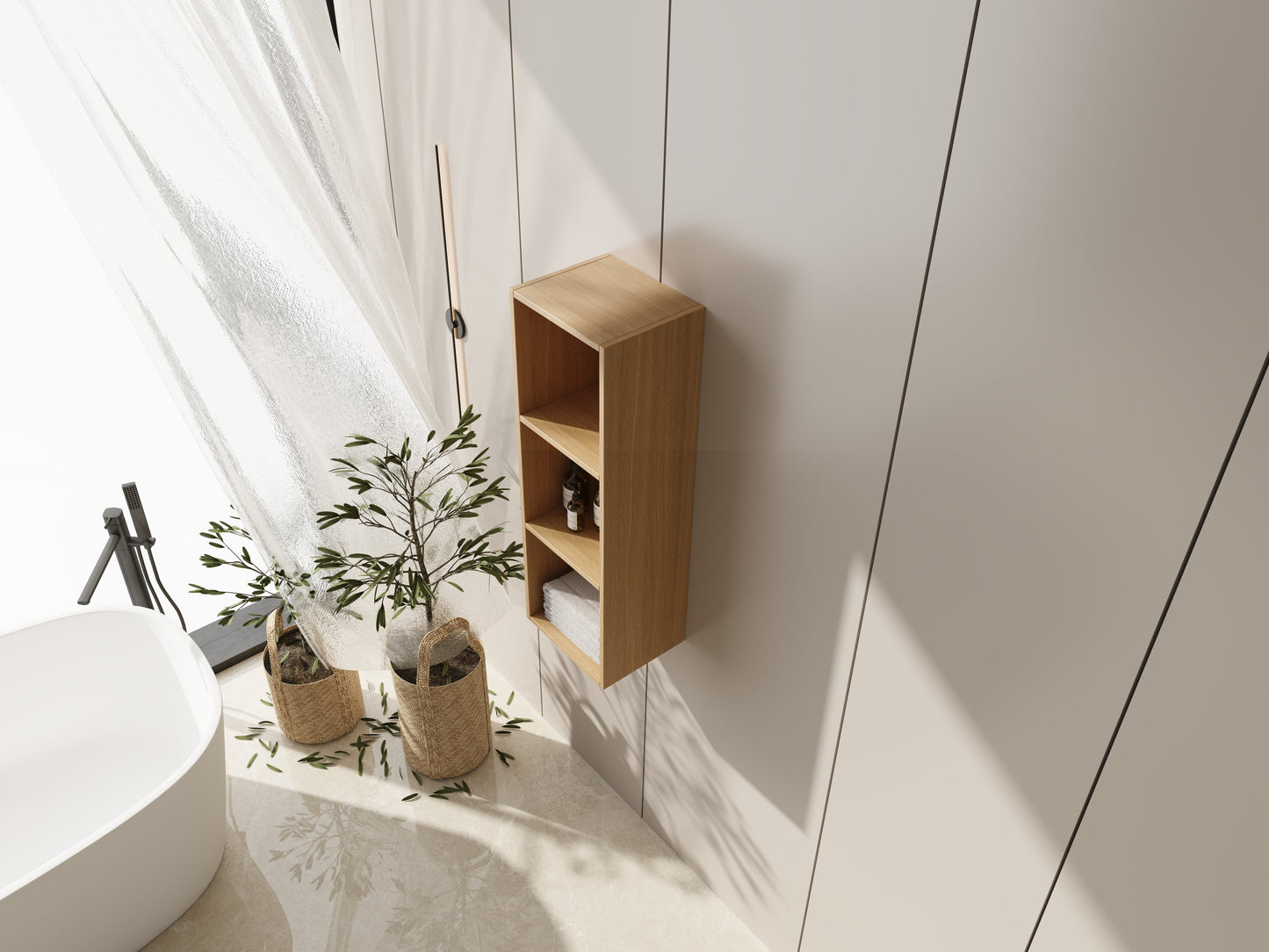 12 Inch Small Wall Mounted Storage Shelves