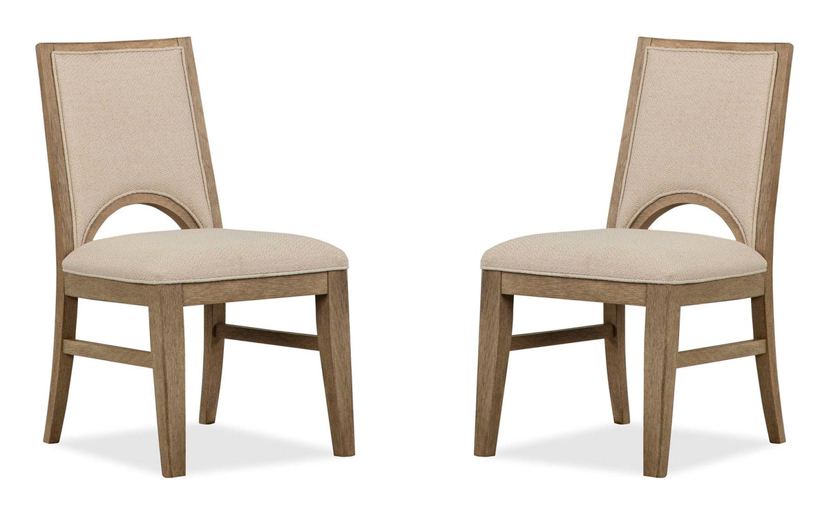 Tristan - Upholstered Side Chair (Set of 2) - Swiss Coffee