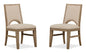 Tristan - Upholstered Side Chair (Set of 2) - Swiss Coffee