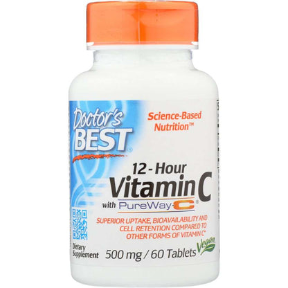 DOCTOR'S BEST: Vitamin C Sustained Release - Superior Vitamin C Absorption