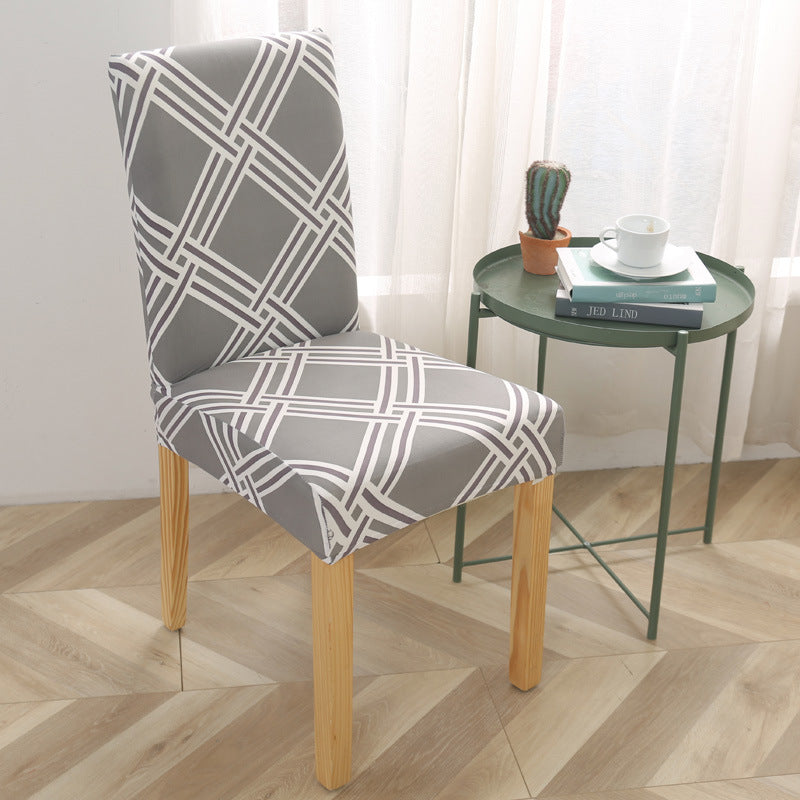 One-piece elastic chair cover computer seat cover
