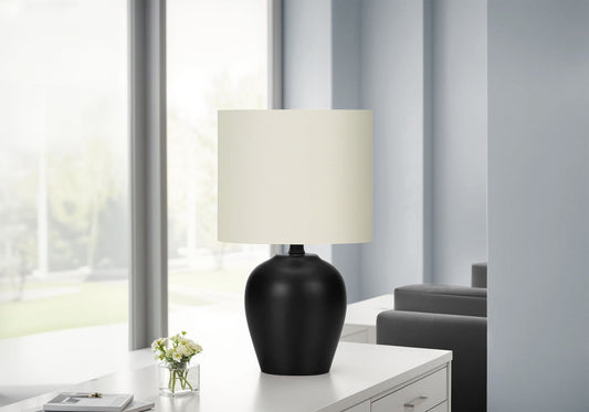 Lighting Table Lamp Transitional - Black / Cream