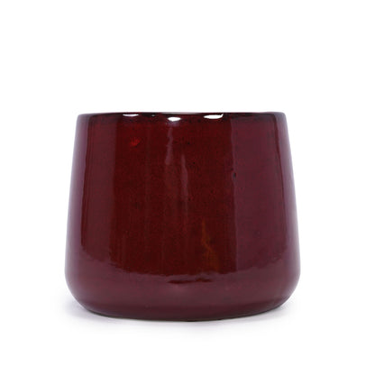 4 Pieces Planter Pot, Indoor Outdoor Flowerpot For Patio, Garden, Or Windowsills - Bean Paste Red