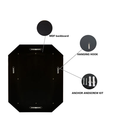 Diamond Shaped Large Wall Mirror