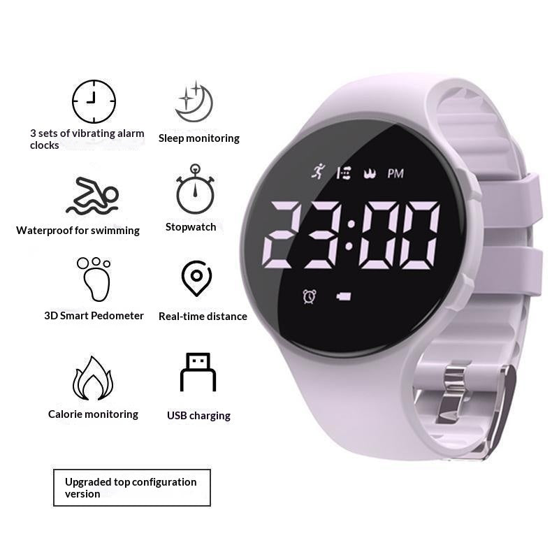Smart Electronic Watch A Silent Vibrating Alarm Clockyour Ultimate Wake-up Gadget For Students